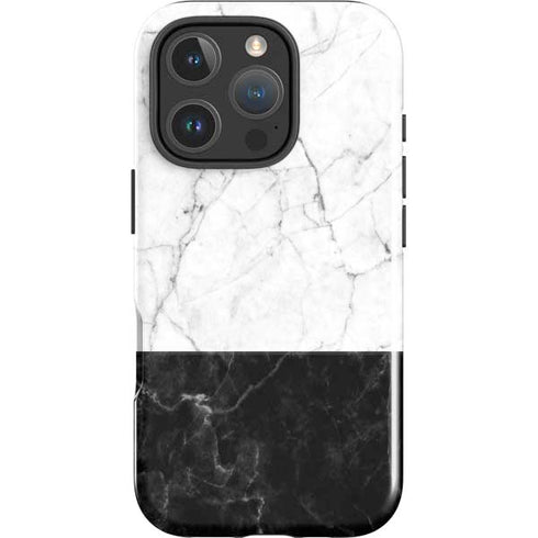 Marble Split iPhone 16 Pro Impact Case