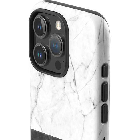 Marble Split iPhone 16 Pro Impact Case