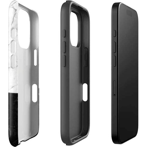 Marble Split iPhone 16 Pro Impact Case