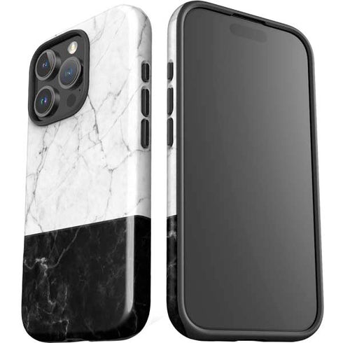 Marble Split iPhone 16 Pro Max Impact Case