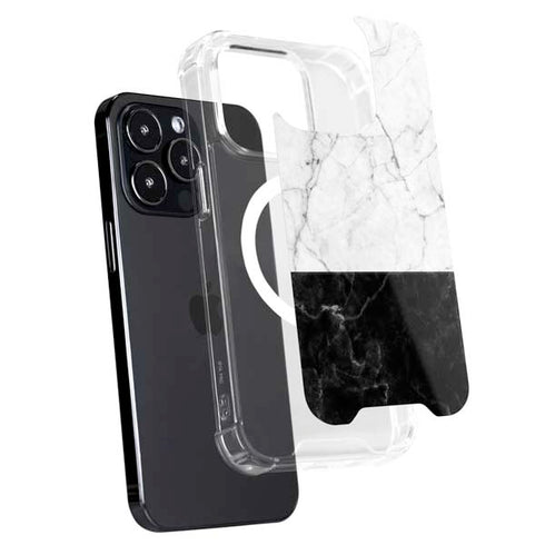 Marble Split iPhone 16 Pro Max MagSafe Case