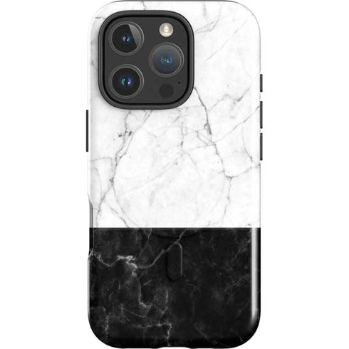 Marble Split iPhone 16 Pro Max Magsafe Impact Case