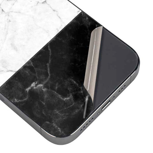 Marble Split iPhone 16 Pro Max Skin