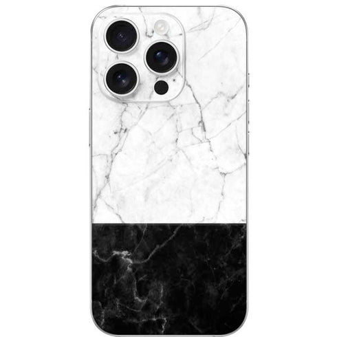 Marble Split iPhone 16 Pro Skin