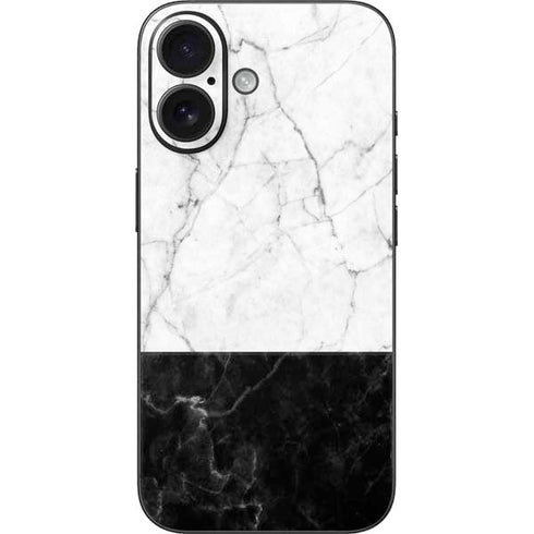 Marble Split iPhone 16 Skin