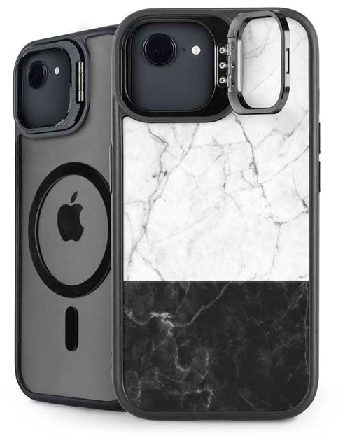 Marble Split iPhone 16e Kickstand Case