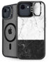 Marble Split iPhone 16e Kickstand Case