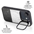 Marble Split iPhone 16e Kickstand Case