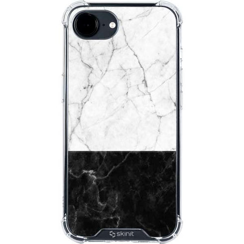 Marble Split iPhone 16e Clear Case