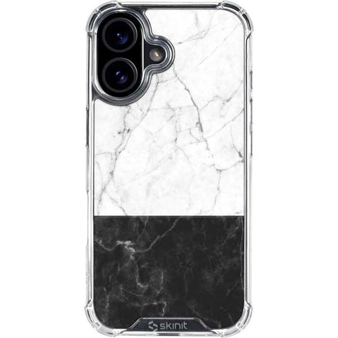 Marble Split iPhone 17 Clear Case