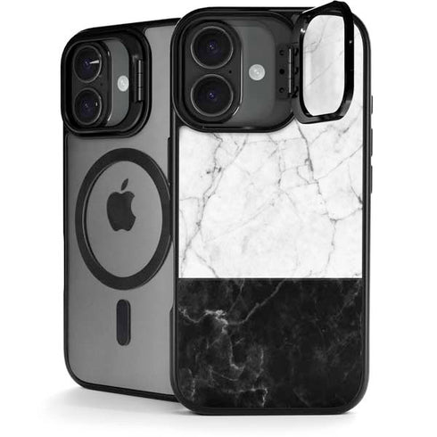 Marble Split iPhone 17 Kickstand Case