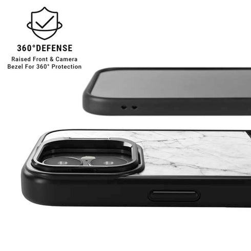 Marble Split iPhone 17 Kickstand Case