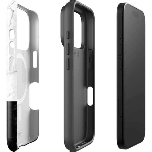 Marble Split iPhone 17 Pro Max Magsafe Impact Case