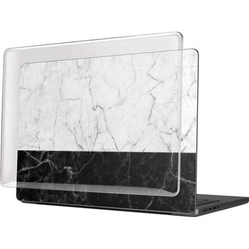 Marble Split MacBook Pro 14in (2021-24) Case plus Skin