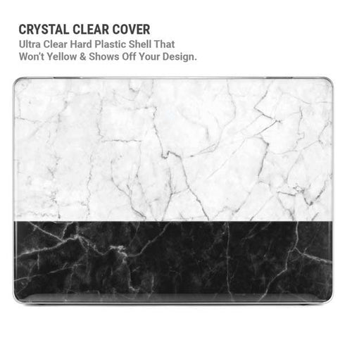 Marble Split MacBook Pro 14in (2021-24) Case plus Skin