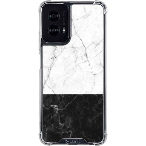 Marble Split Moto G Power 5G (2024) Clear Case
