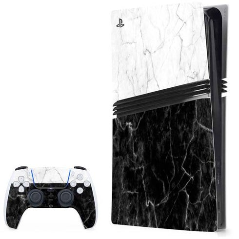 Marble Split PS5 Pro Bundle Skin