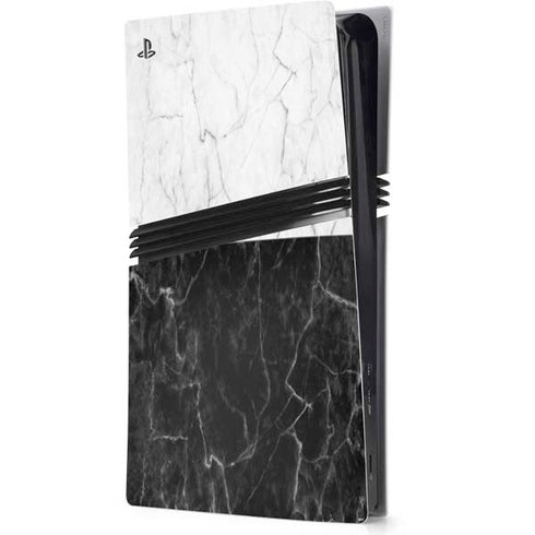 Marble Split PS5 Pro Console Skin