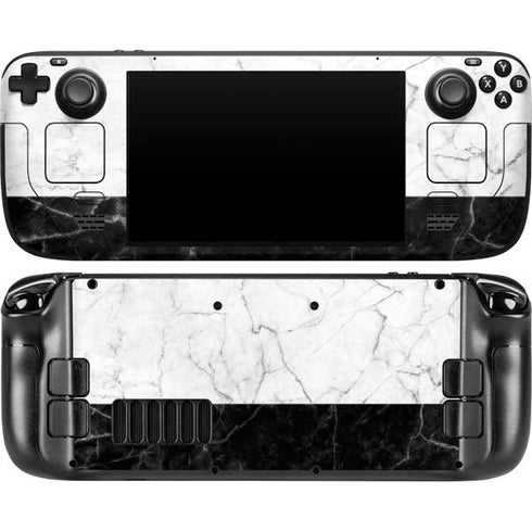 Marble Split Steam Deck Handheld Gaming Computer OLED Skin