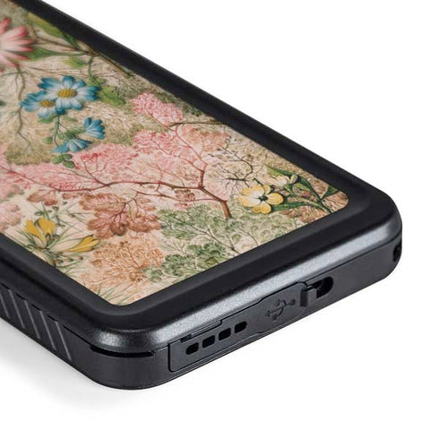 Marbled Paper by William Kilburn Galaxy S24 Plus Waterproof Case