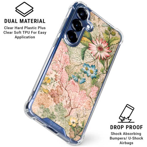Marbled Paper by William Kilburn Galaxy S25 Plus Clear Case