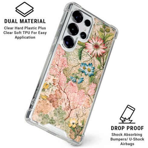 Marbled Paper by William Kilburn Galaxy S25 Ultra Clear Case