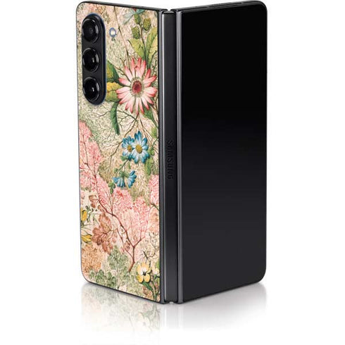 Marbled Paper by William Kilburn Galaxy Z Fold5 5G Skin