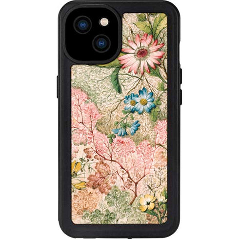 Marbled Paper by William Kilburn iPhone 15 Plus Waterproof Case