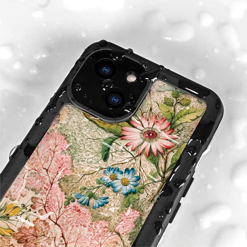 Marbled Paper by William Kilburn iPhone 15 Plus Waterproof Case