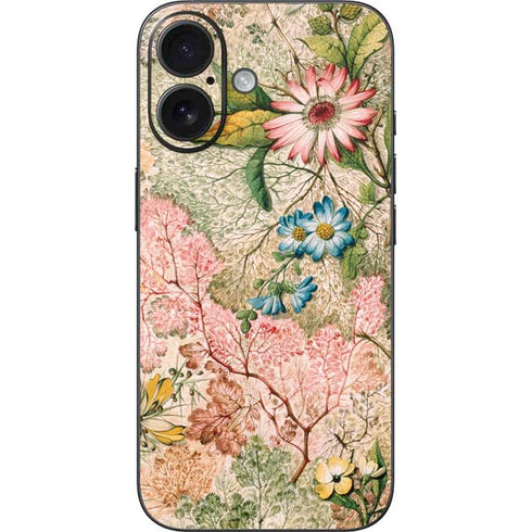 Marbled Paper by William Kilburn iPhone 16 Skin
