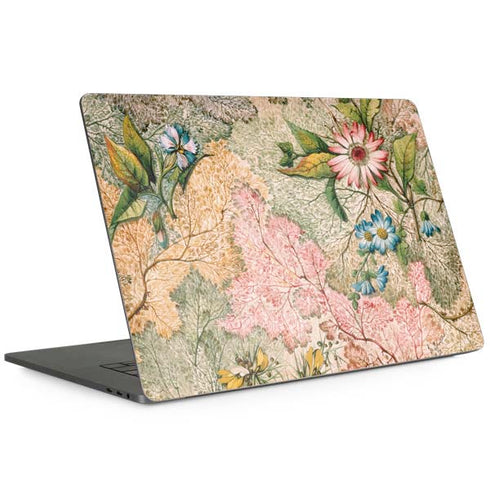Marbled Paper by William Kilburn MacBook Skins