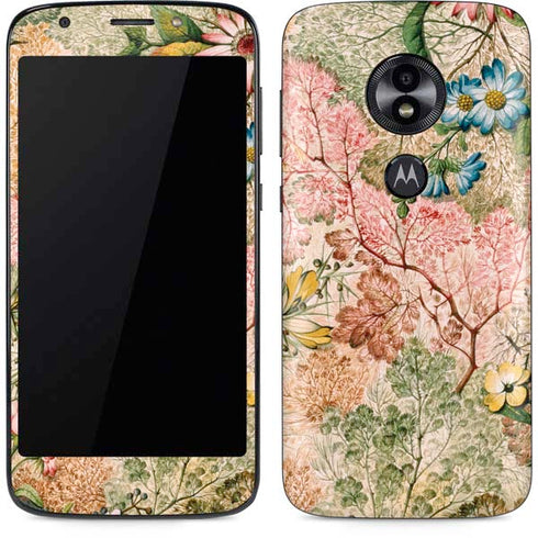 Marbled Paper by William Kilburn Moto E5 Play Skin