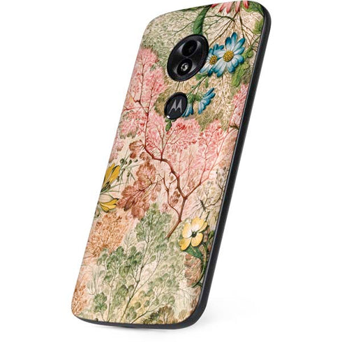 Marbled Paper by William Kilburn Moto E5 Play Skin