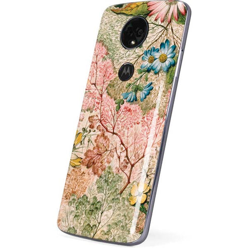 Marbled Paper by William Kilburn Moto E5 Plus Skin