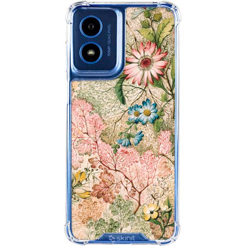 Marbled Paper by William Kilburn Moto G 5G (2024) Clear Case