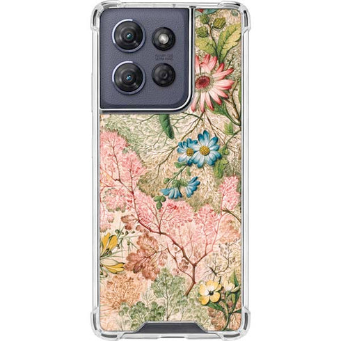 Marbled Paper by William Kilburn Moto G Power 5G (2025) Clear Case