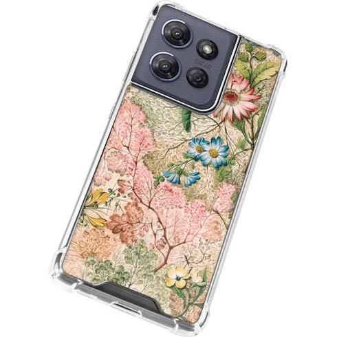 Marbled Paper by William Kilburn Moto G Power 5G (2025) Clear Case