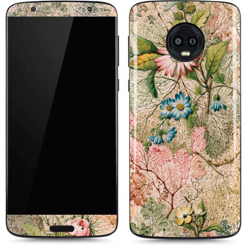 Marbled Paper by William Kilburn Moto G6 Skin