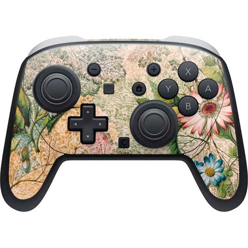 Marbled Paper by William Kilburn Nintendo Switch 2 (2025) Pro Controller Skin
