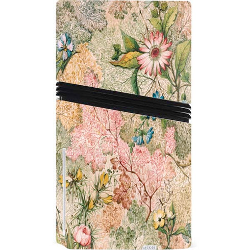 Marbled Paper by William Kilburn PS5 Pro Disk Console Skin