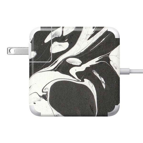 Marbleized Black 85W Power Adapter (15 and 17 inch MacBook Pro Charger) Skin