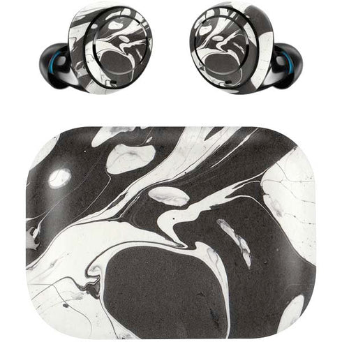 Marbleized Black Amazon Echo Buds Skin