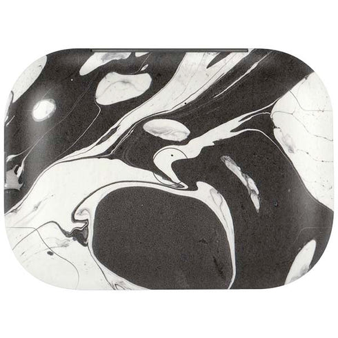 Marbleized Black Amazon Echo Buds Skin