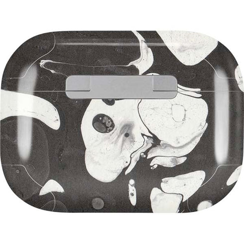 Marbleized Black AirPods Skins