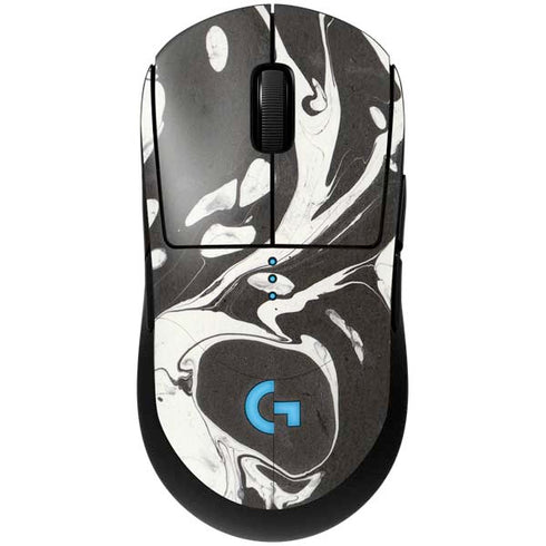 Marbleized Black G Pro Wireless Gaming Mouse Skin