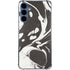 Marbleized Black Galaxy A35 5G Clear Case