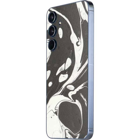 Marbleized Black Galaxy A36 5G Skin