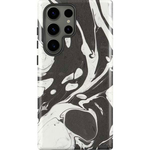 Marbleized Black Galaxy S23 Ultra Pro Case