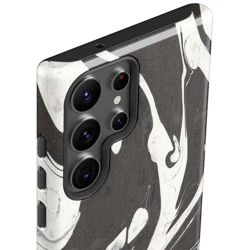 Marbleized Black Galaxy S23 Ultra Pro Case