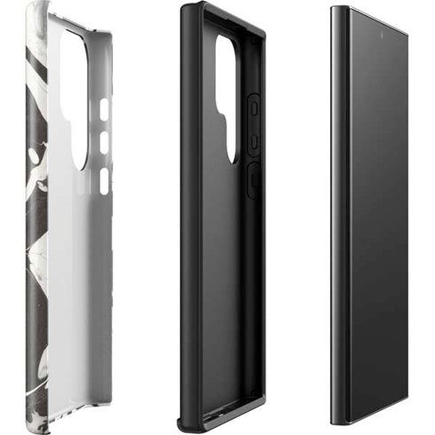 Marbleized Black Galaxy S23 Ultra Pro Case